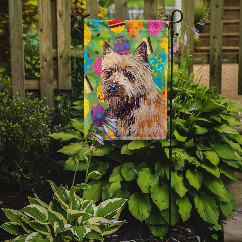 Cairn Terrier Easter Eggtravaganza Garden Flag Mailbox Decorative Yard Banner Outside Patio Artwork for Flower Beds, Garden Size, Multicolor