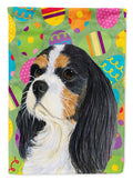 Cavalier Spaniel Easter Eggtravaganza Garden Flag Mailbox Decorative Yard Banner Outside Patio Artwork for Flower Beds, Garden Size, Multicolor