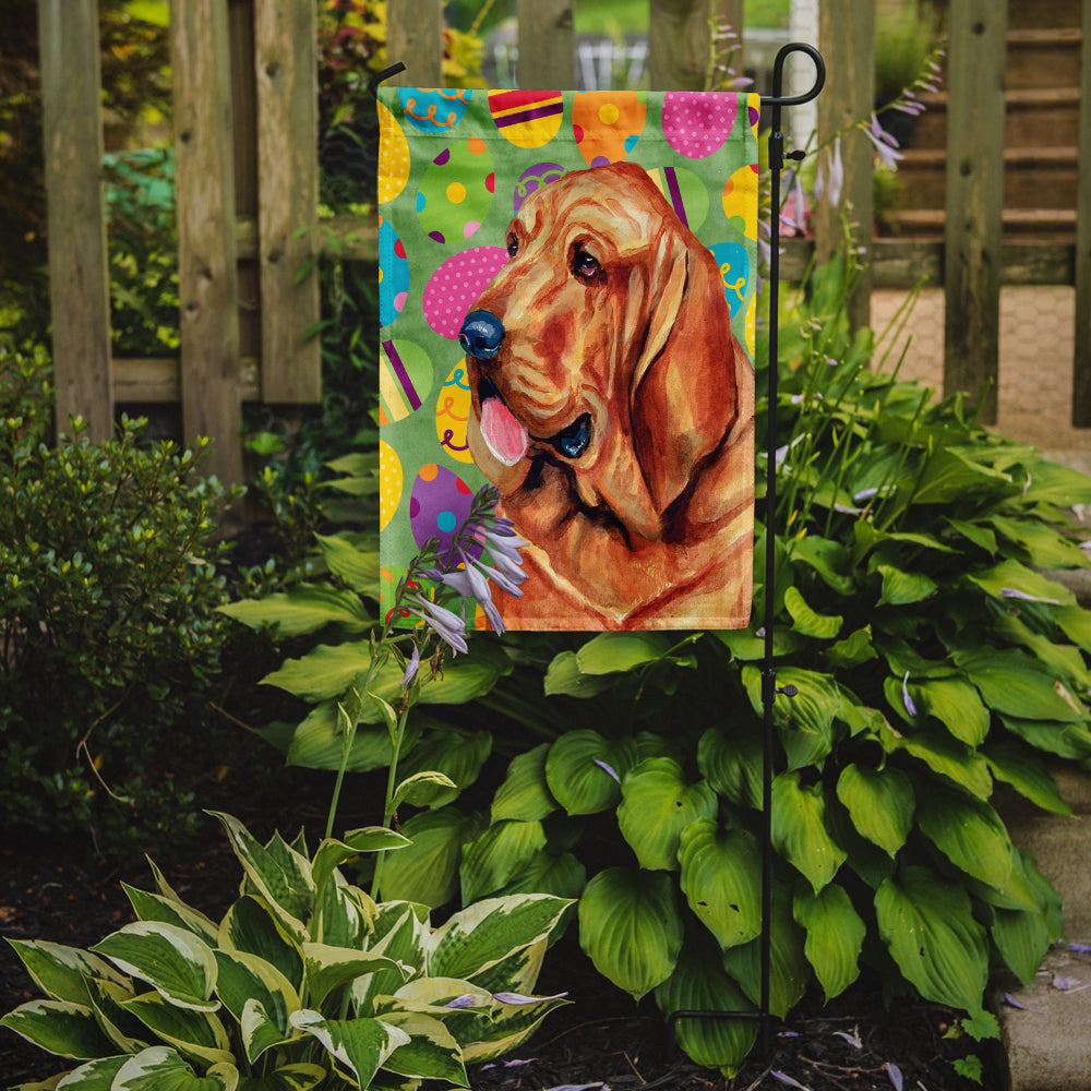 Bloodhound Easter Eggtravaganza Garden Flag Mailbox Decorative Yard Banner Outside Patio Artwork for Flower Beds, Garden Size, Multicolor