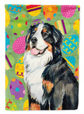 Bernese Mountain Dog Easter Eggtravaganza Garden Flag Mailbox Decorative Yard Banner Outside Patio Artwork for Flower Beds, Garden Size, Multicolor