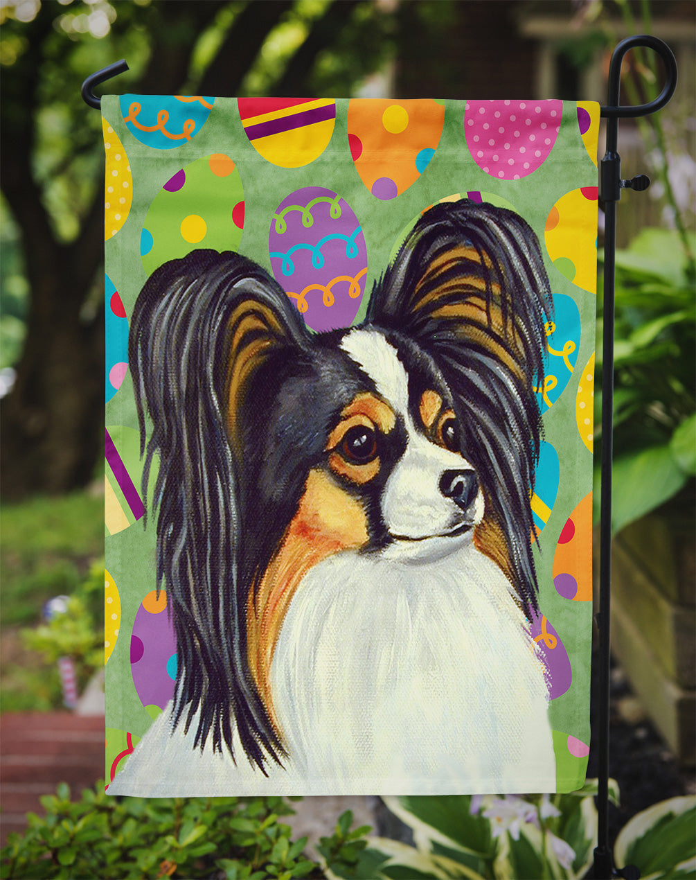 Papillon Easter Eggtravaganza Garden Flag Mailbox Decorative Yard Banner Outside Patio Artwork for Flower Beds, Garden Size, Multicolor