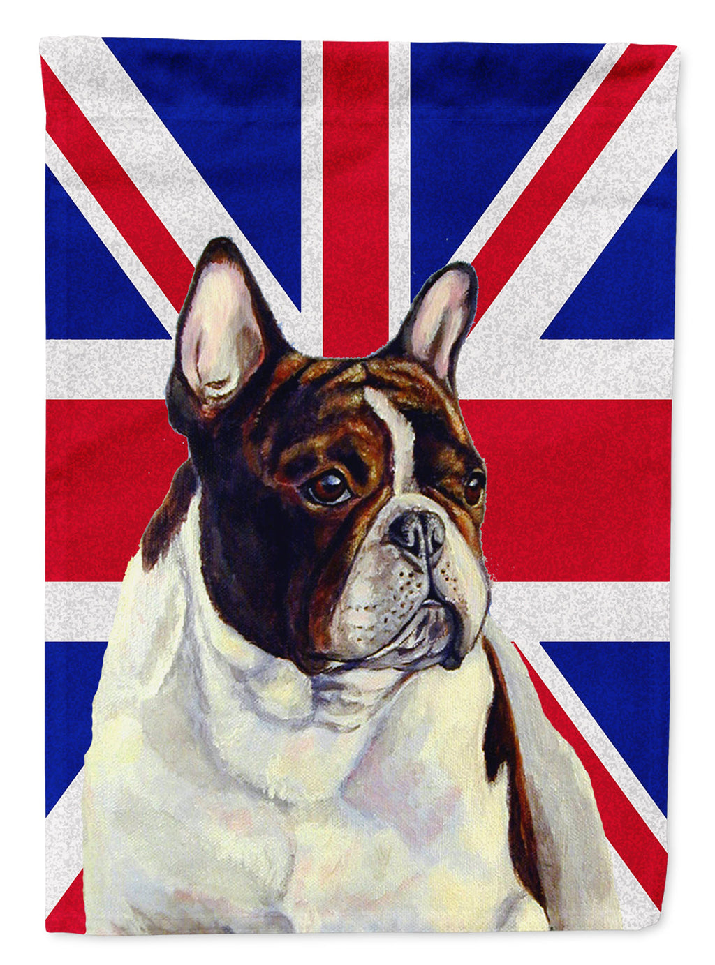 French Bulldog with English Union Jack British Flag Garden Flag Mailbox Decorative Yard Banner Outside Patio Artwork for Flower Beds, Garden Size, Multicolor