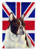 French Bulldog with English Union Jack British Flag Garden Flag Mailbox Decorative Yard Banner Outside Patio Artwork for Flower Beds, Garden Size, Multicolor