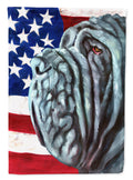 Neapolitan Mastiff USA Patriotic American Flag Garden Flag Mailbox Decorative Yard Banner Outside Patio Artwork for Flower Beds, Garden Size, Multicolor