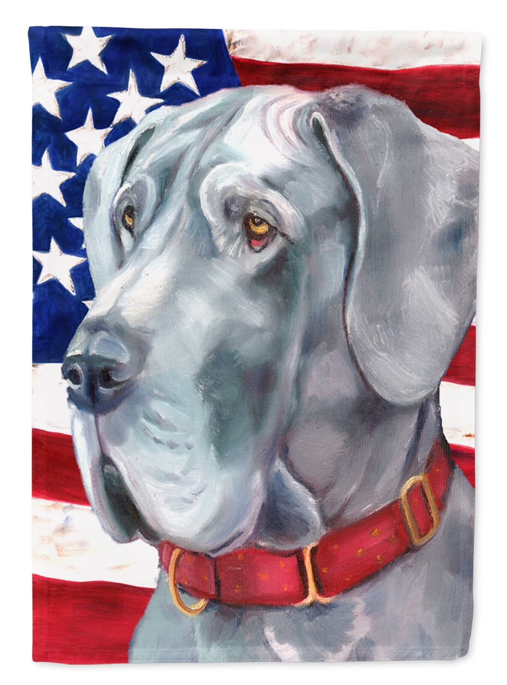 Great Dane USA Patriotic American Flag Garden Flag Mailbox Decorative Yard Banner Outside Patio Artwork for Flower Beds, Garden Size, Multicolor