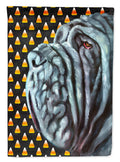 Neapolitan Mastiff Candy Corn Halloween Garden Flag Mailbox Decorative Yard Banner Outside Patio Artwork for Flower Beds, Garden Size, Multicolor