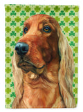 Irish Setter St. Patrick's Day Shamrock Garden Flag Mailbox Decorative Yard Banner Outside Patio Artwork for Flower Beds, Garden Size, Multicolor