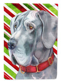 Great Dane Candy Cane Holiday Christmas Garden Flag Mailbox Decorative Yard Banner Outside Patio Artwork for Flower Beds, Garden Size, Multicolor