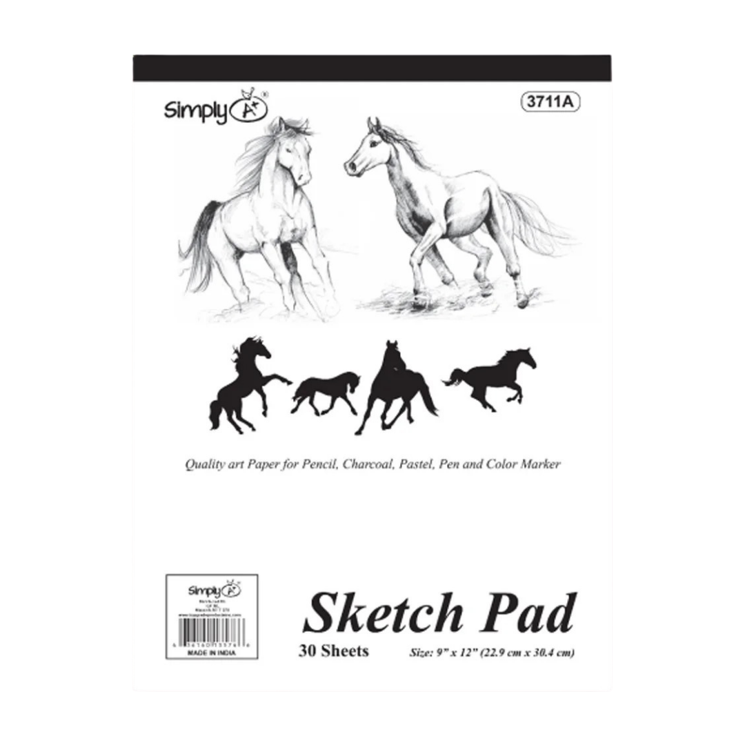 Simply Sketch Pad (50?Sheets, 9?×12?)