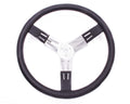 Longacre 17in. Steering Wheel Black Alum. Smooth Grip 52-56811