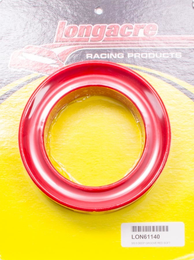 Longacre 5in/5.5in Deep Groove Spring Rubber Red Soft 52-61140