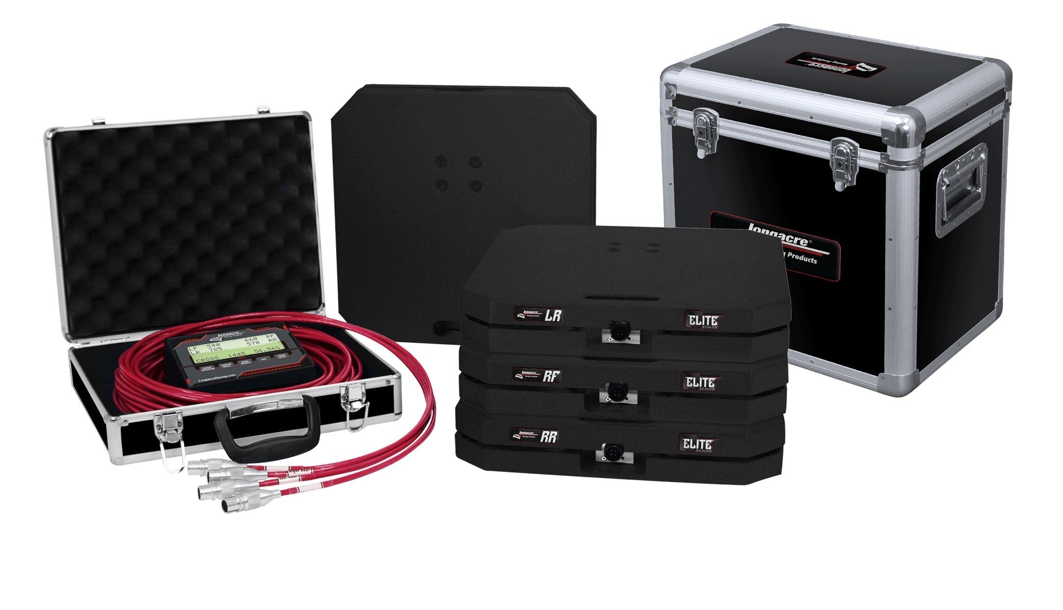 Longacre Scale Set Elite Wired 15in Pads 1500lbs 52-82593