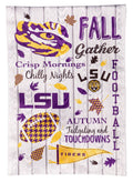 LSU Tigers Fall Garden Flag 2 Sided