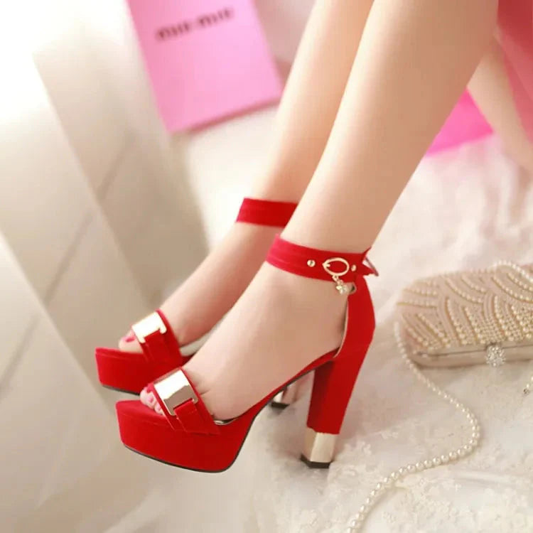 Ladies High Heel Sandals – Summer Fashion Footwear