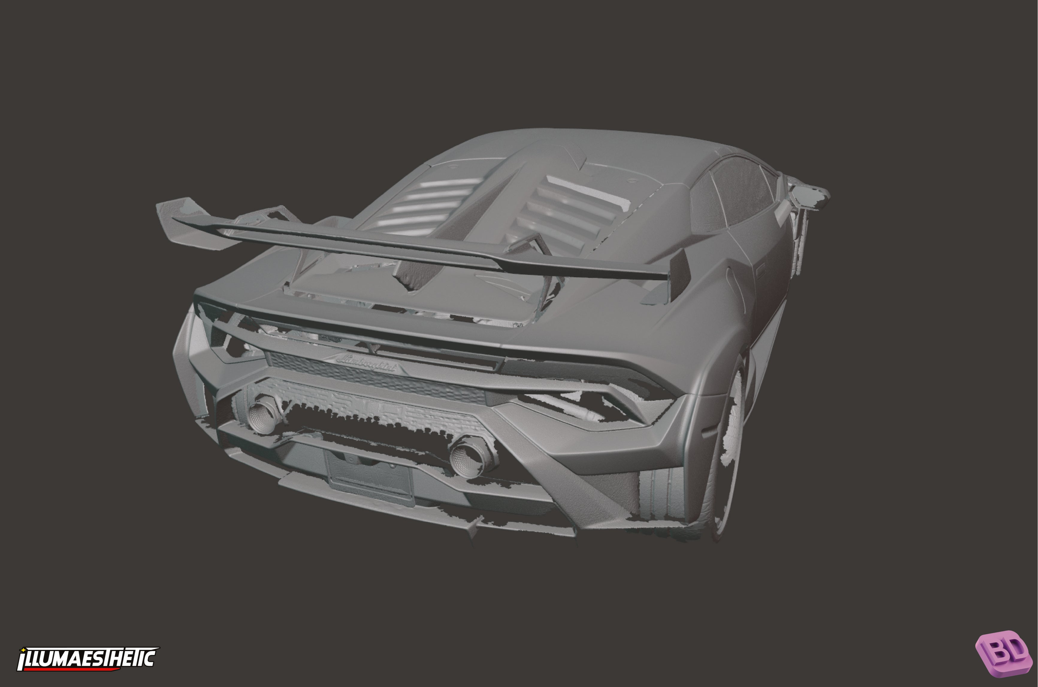 Lamborghini Huracan STO 3D Scan (2021-2024)