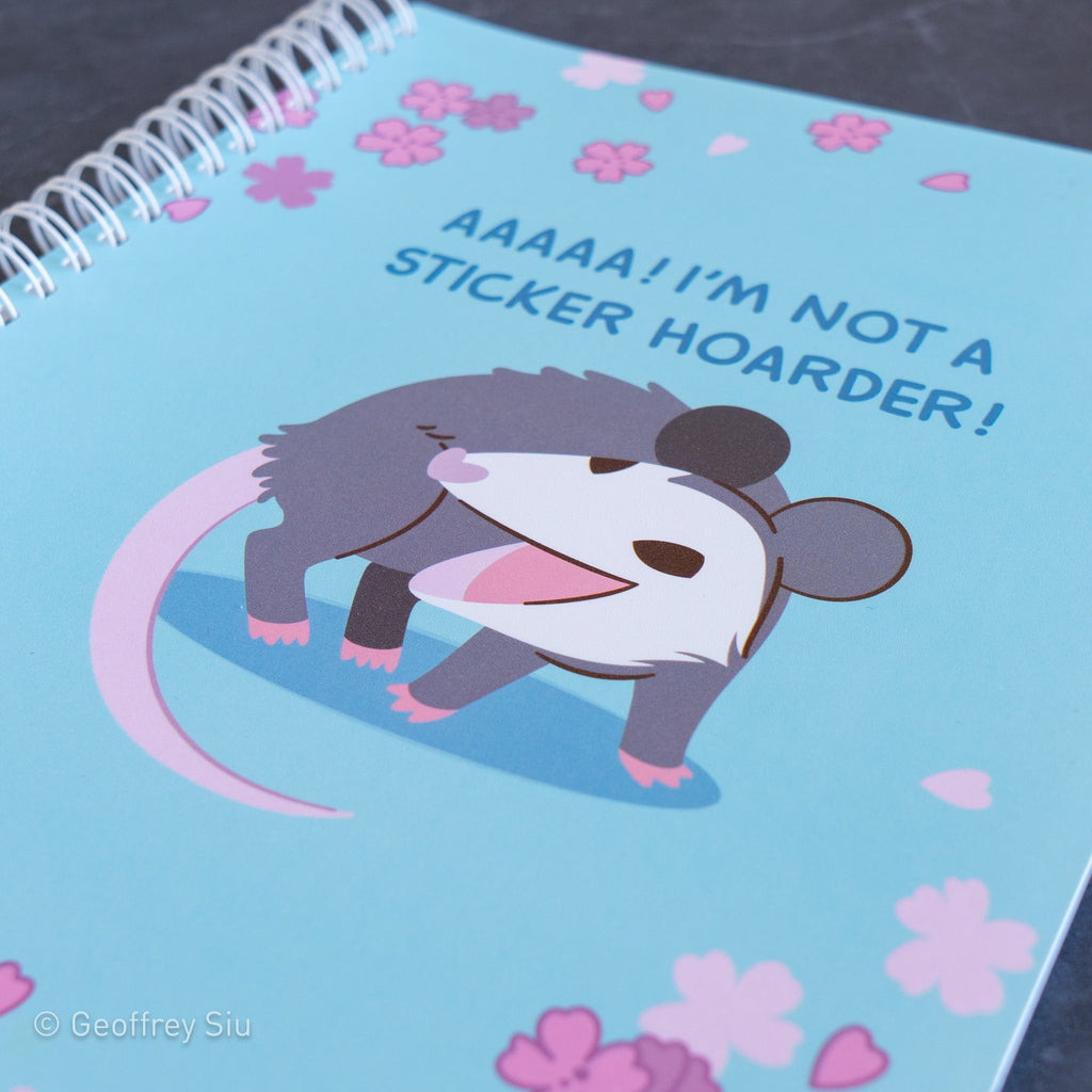 LG Cherry 'Possum Reusable Sticker Book