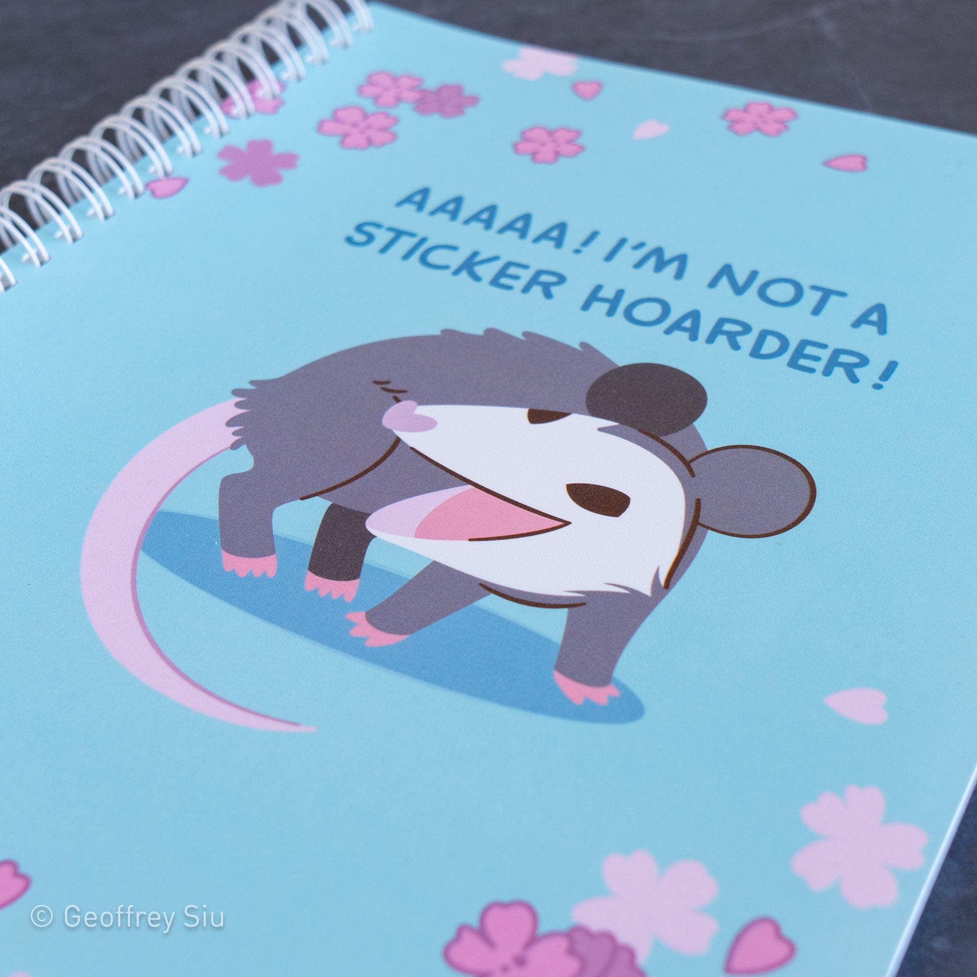 LG Cherry 'Possum Reusable Sticker Book