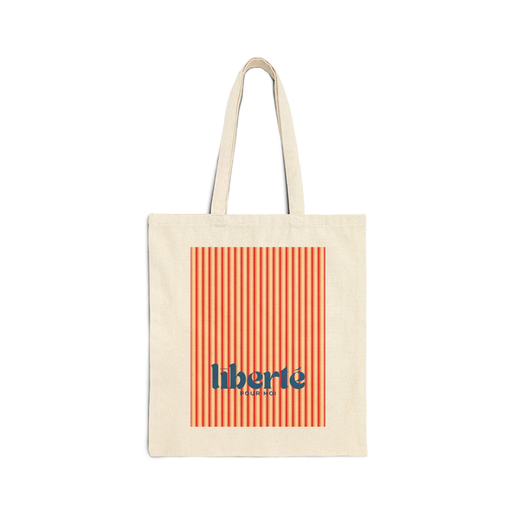 Liberté Democracy Cotton Canvas Tote Bag