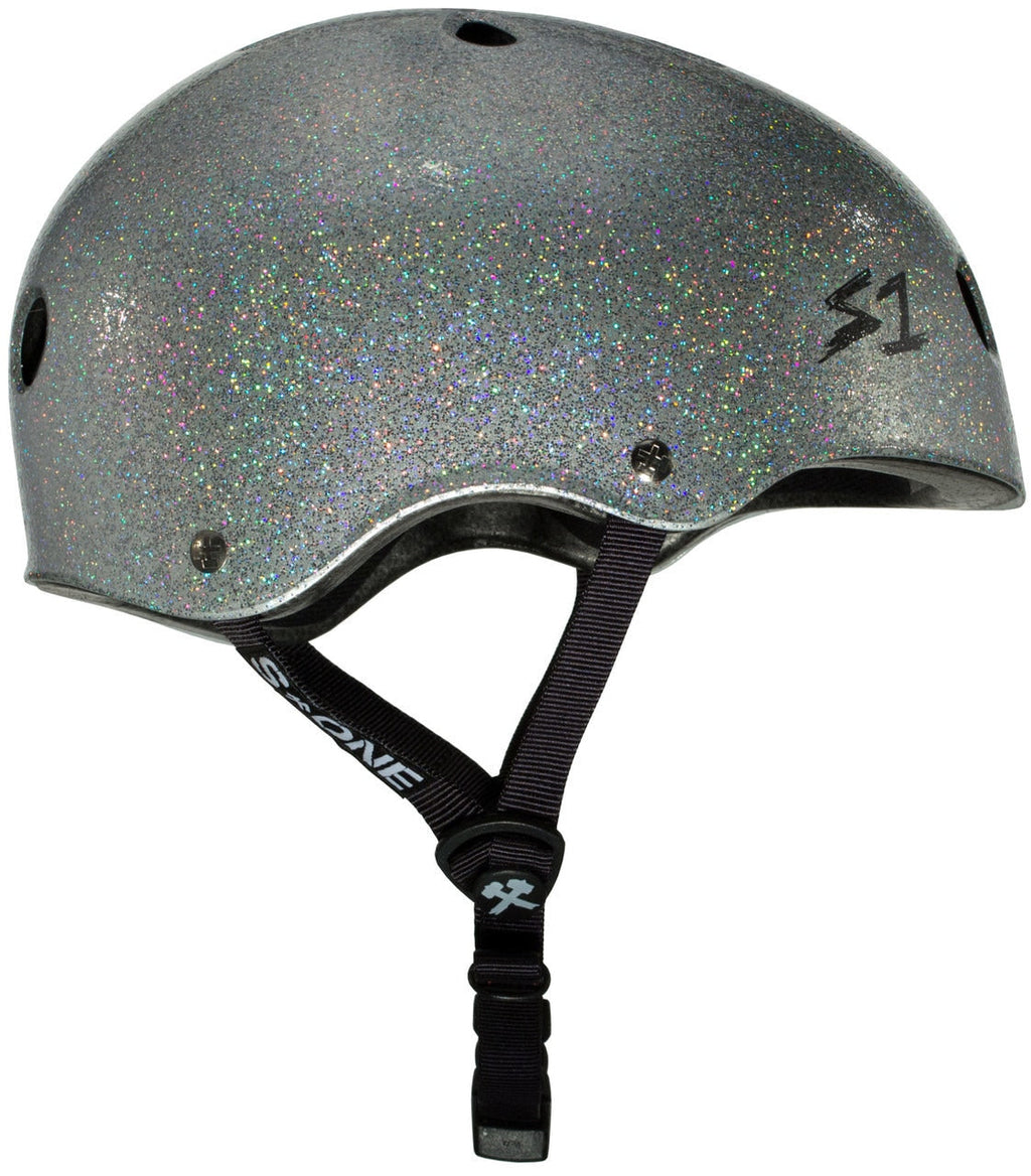 S1 Lifer Helmet - Silver Gloss Glitter