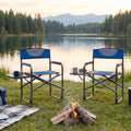 Lightweight Folding Camping Chair with Side Table
