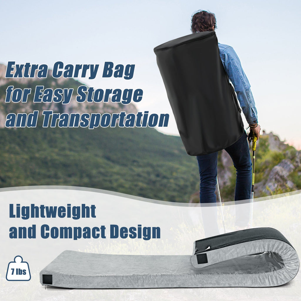Lightweight Portable Memory Camping Mattress with Carrying Bag