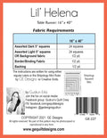 Lil' Helena - Table runner pattern 227