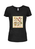 Livin' the Dream Juniors V Neck T-Shirt