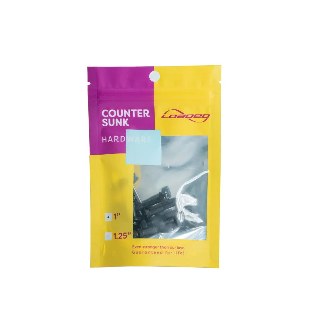 Loaded Countersunk Hardware - 1″ (Set of 8)