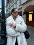 Long Faux Fur Coats for Women