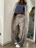 Long Sleeve Longline Outerwear and Pants Set