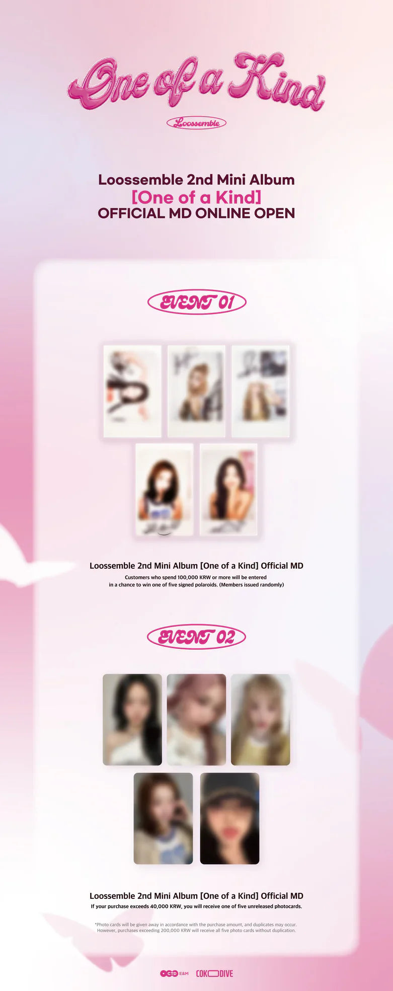 Loossemble - One Of A Kind 2nd Mini Album Official MD T-Shirt