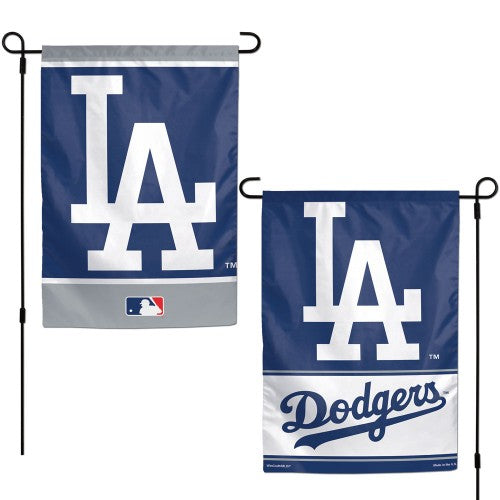 Los Angeles Dodgers Garden Flag 2 Sided LA Logo