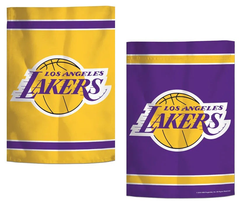 Los Angeles Lakers 2 Sided Purple Yellow Garden Flag