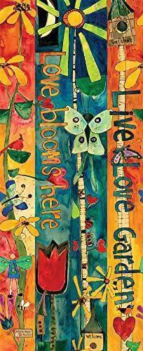 Love Garden Art Pole 40 Inches Tall Live Love Garden