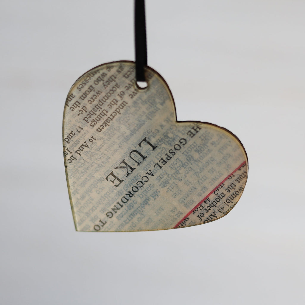 Song & Scripture Heart Ornaments ✨