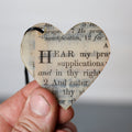Song & Scripture Heart Ornaments ✨