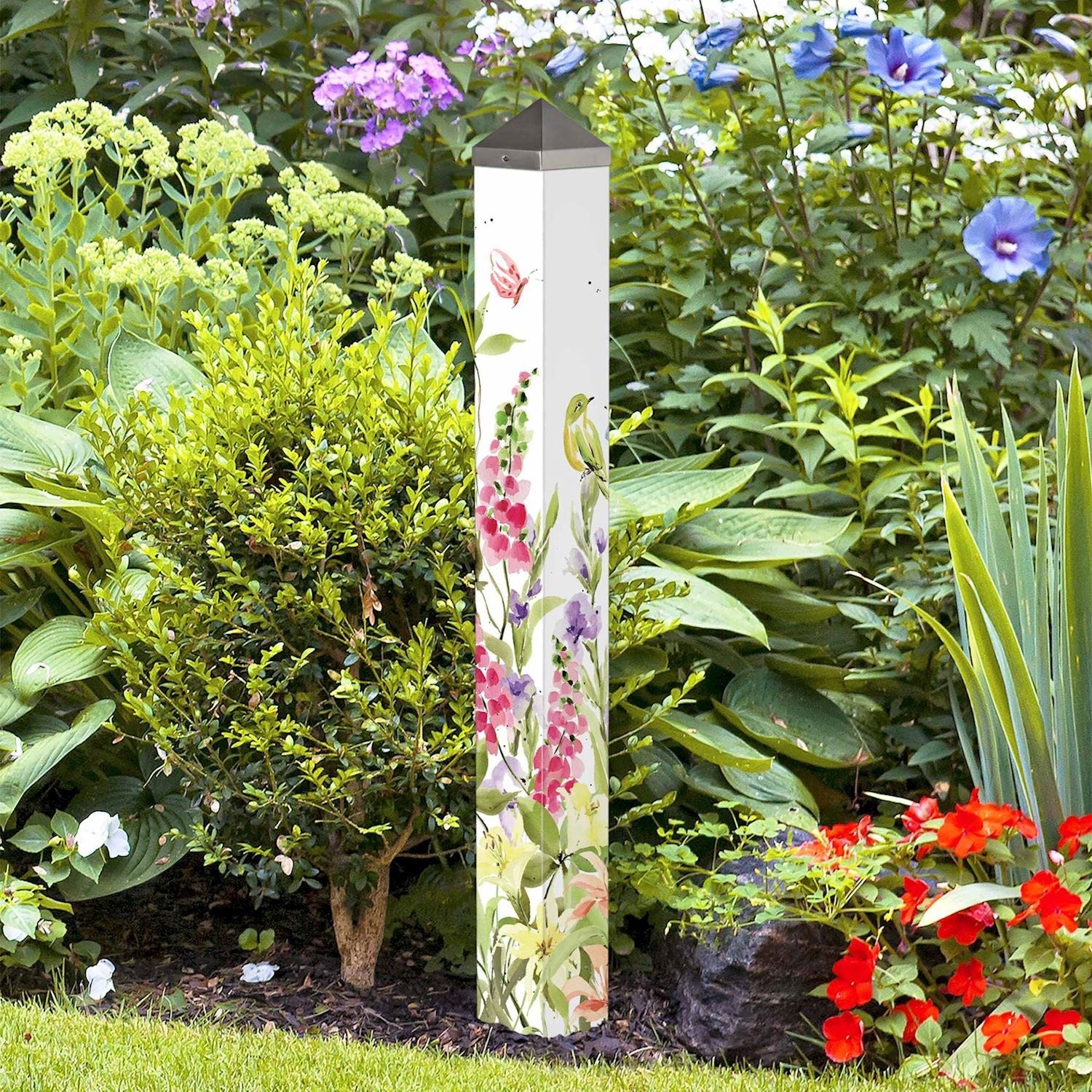 Lupine Garden 40 Inch Art Pole