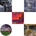 Megadeth - Peace Sells But Who's Buying & Rust In Peace & So Far So Good So What & Youthanasia (Picture Disc) & Dystopia - LP Vinyl Bundle