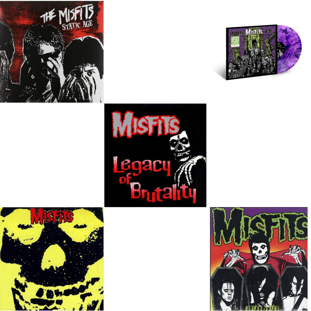 Misfits - Legacy Of Brutality & Evilive & Collection & Static Age & Earth A.D. / Wolfs Blood (Purple Swirl LP Vinyl) (Rsd Essential)