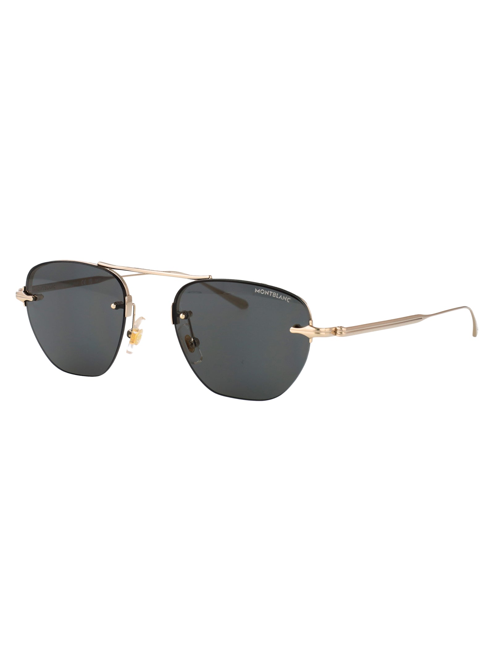 MONTBLANC Men's Classic Metal Sunglasses