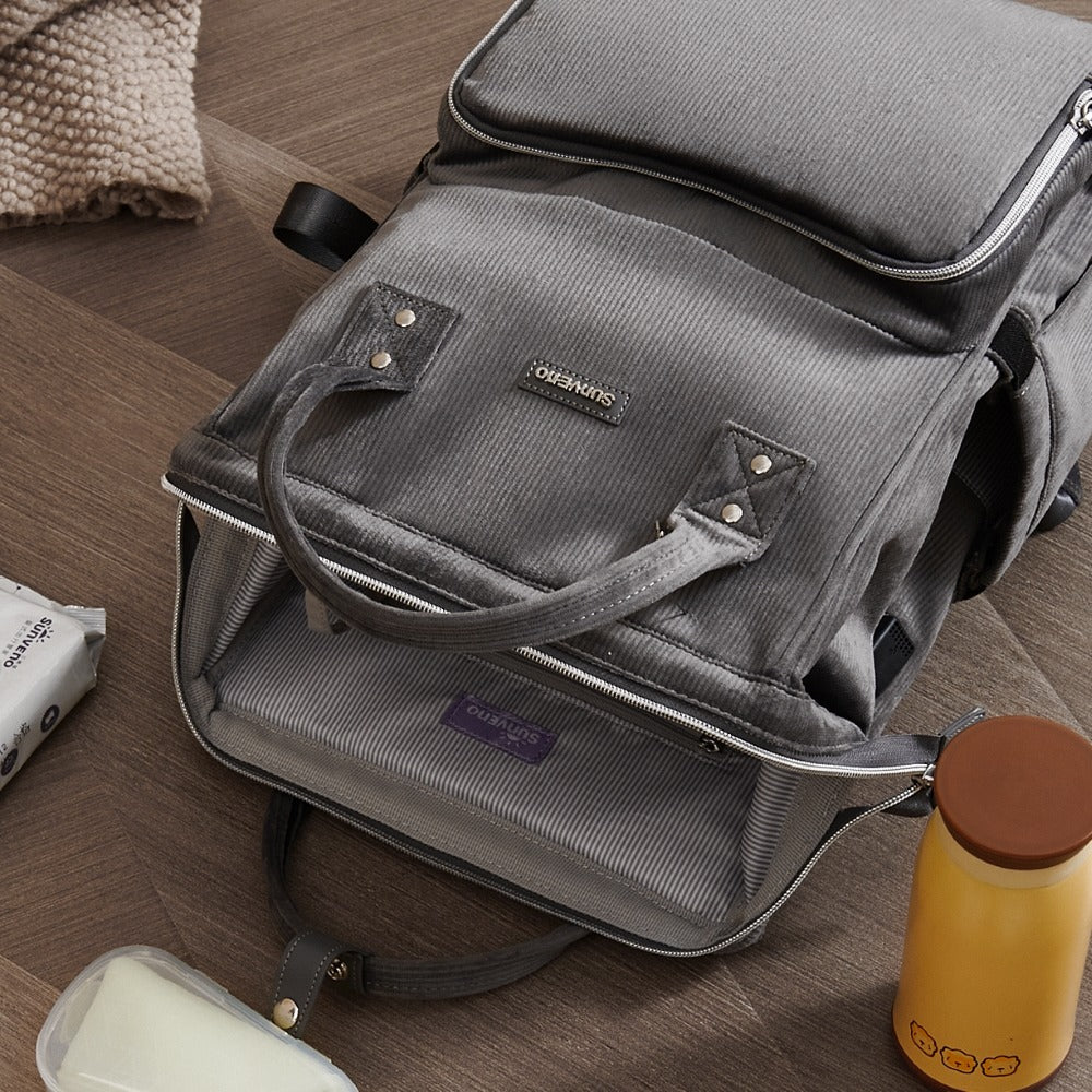Corduroy Diaper Backpack