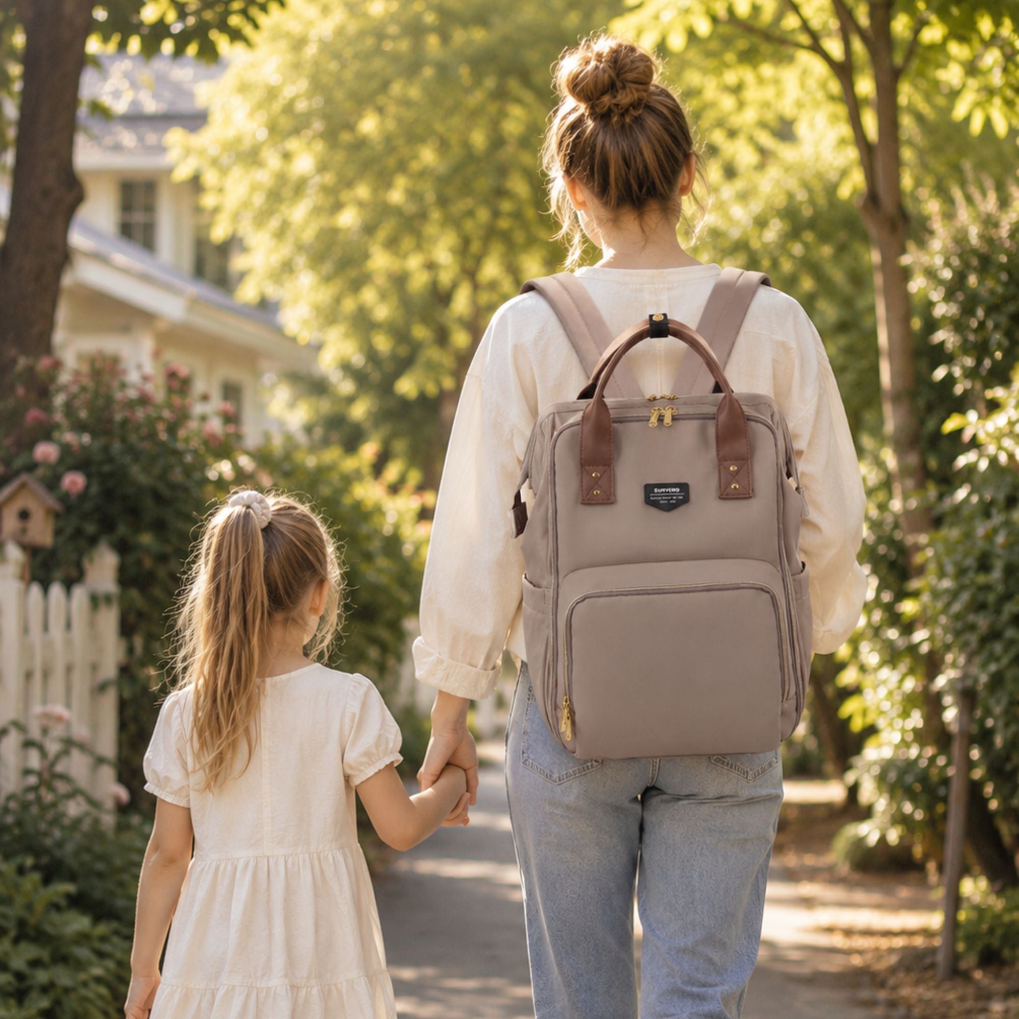 Open-Wide Diaper Backpack