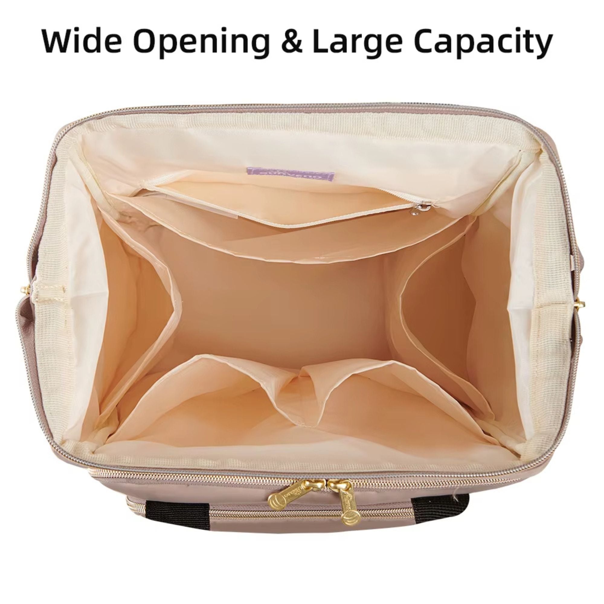 Open-Wide Diaper Backpack