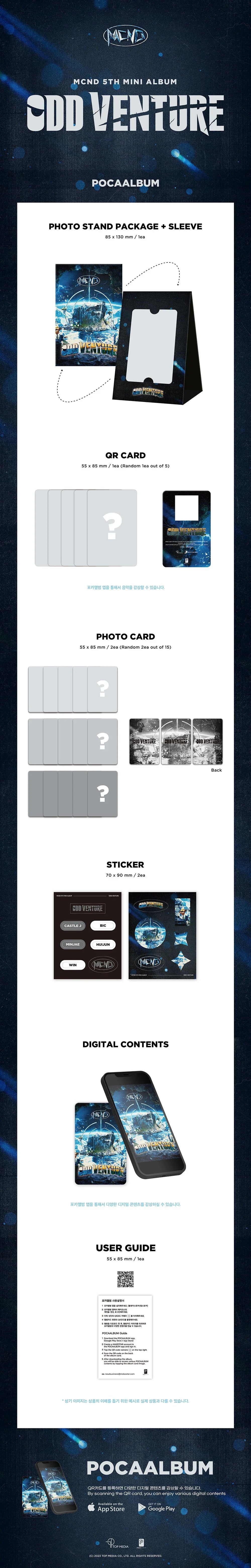 Mcnd 5th Mini Album - Odd Venture