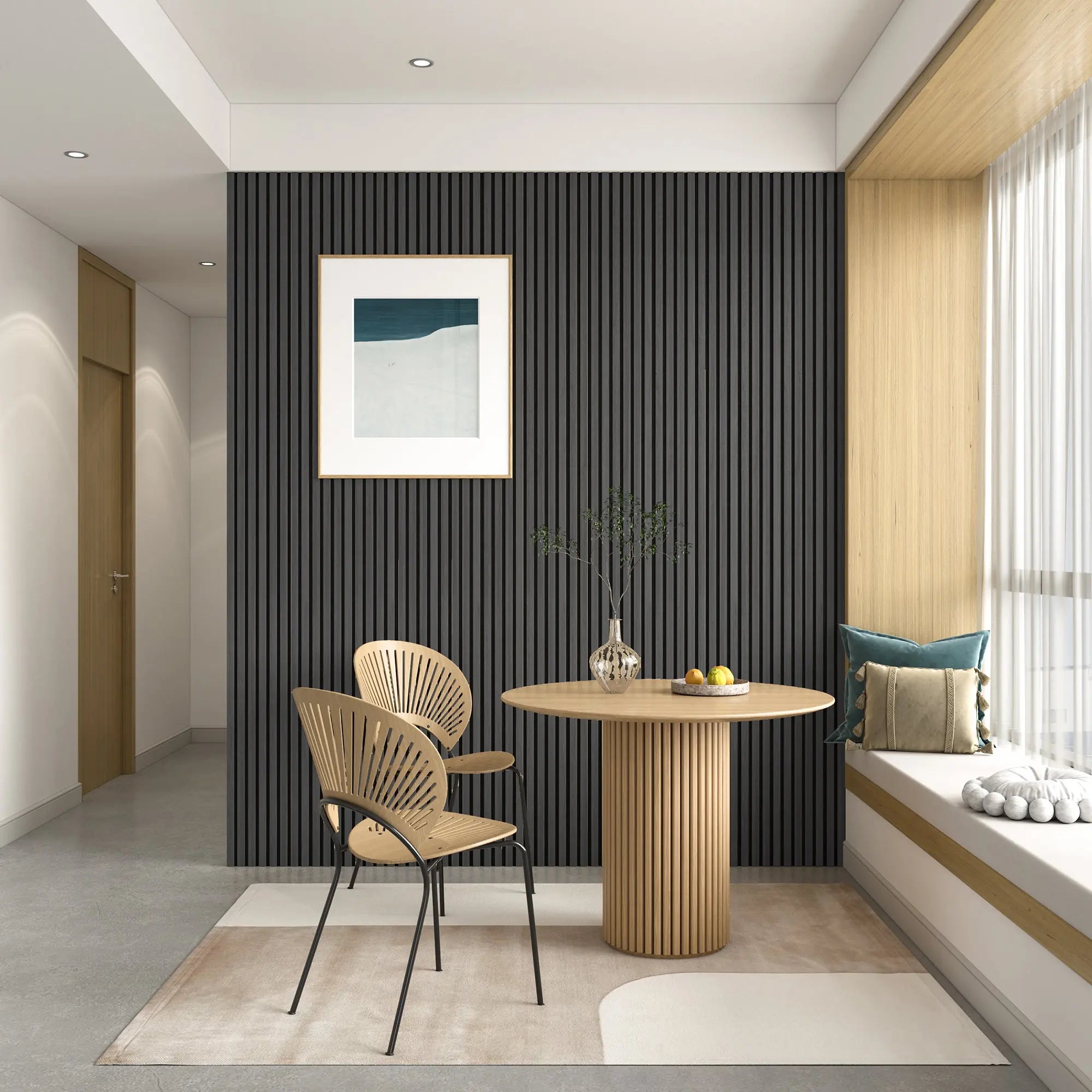 MDF Acoustic Slat Wood Wall Panels