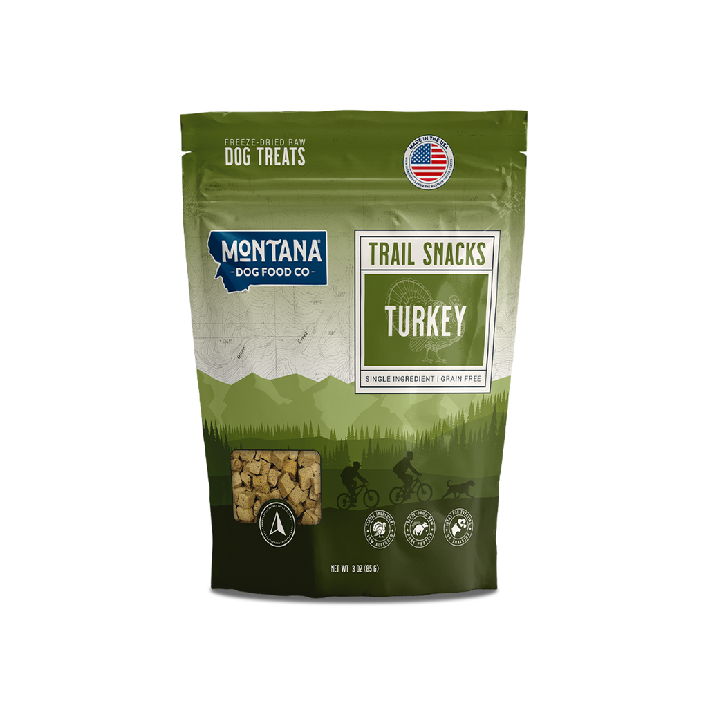 Turkey Heart Freeze-dried Raw Trail Snacks (Treats) for Dogs 3oz