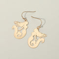 Mermaid Silhouette Drop Earrings