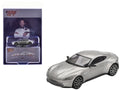 Aston Martin DB10 Silver Metallic 007 James Bond "Spectre" (2015) Movie Limited Edition 1/64 Diecast Model Car by Mini GT