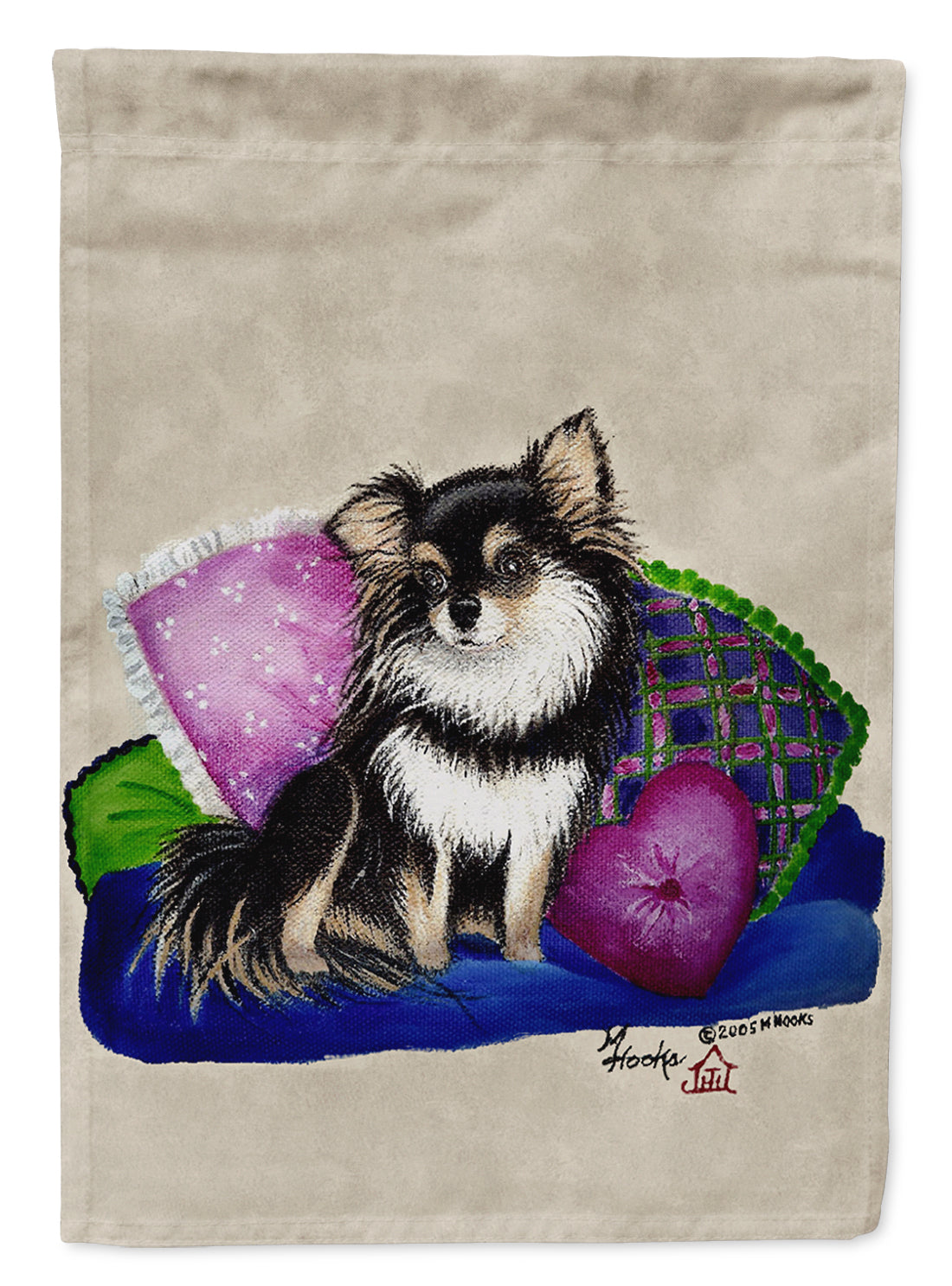 Chihuahua on their couch Garden Flag Mailbox Decorative Yard Banner Outside Patio Artwork for Flower Beds, Garden Size, Multicolor