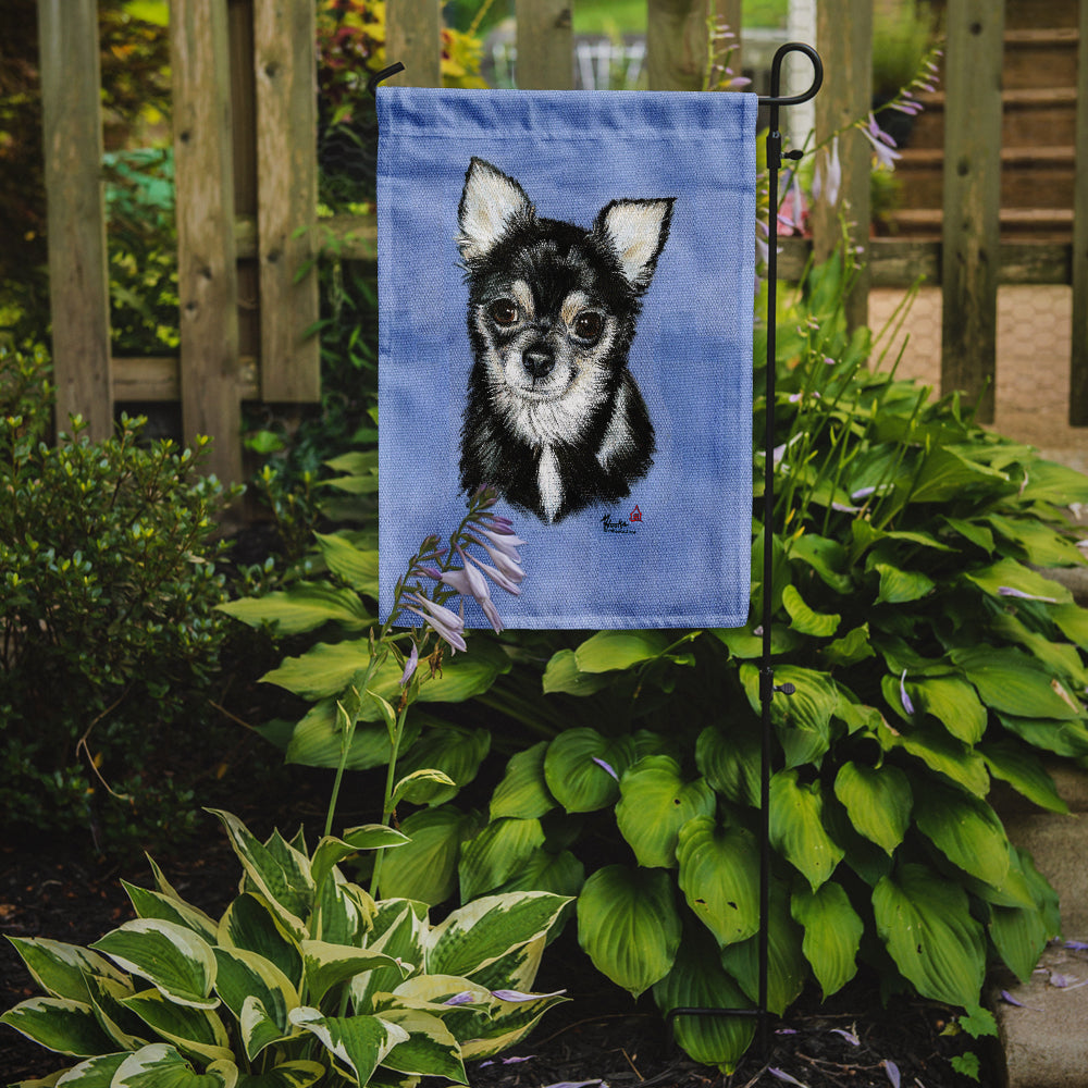 Chihuahua in blue Garden Flag Mailbox Decorative Yard Banner Outside Patio Artwork for Flower Beds, Garden Size, Multicolor